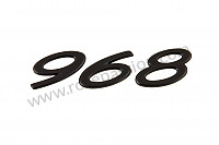 P37847 - Logo for Porsche 968 • 1995 • 968 • Cabrio • Manual gearbox, 6 speed