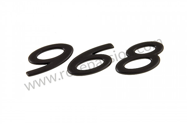 P37847 - Monogramme 968 pour Porsche 968 • 1994 • 968 cs • Coupe • Boite manuelle 6 vitesses