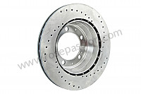 P72958 - Perforated, ventilated rear brake disc for Porsche 944 • 1986 • 944 turbo m44.50 • Coupe • Manual gearbox, 5 speed