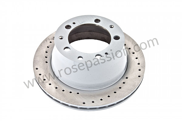 P71321 - Perforated, ventilated rear brake disc for Porsche 944 • 1991 • 944 s2 • Cabrio • Manual gearbox, 5 speed