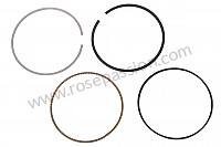 P125597 - Set of piston rings for Porsche Cayenne / 957 / 9PA1 • 2009 • Cayenne v6 • Automatic gearbox