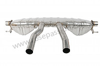 P116678 - Rear muffler for Porsche Cayenne / 955 / 9PA • 2005 • Cayenne turbo • Automatic gearbox