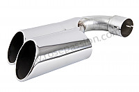 P112536 - Tail pipe for Porsche Cayenne / 955 / 9PA • 2006 • Cayenne s v8 • Manual gearbox, 6 speed