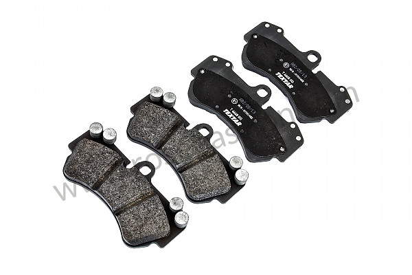 P120702 - Brake pad repair set for Porsche Cayenne / 955 / 9PA • 2006 • Cayenne v6 • Automatic gearbox