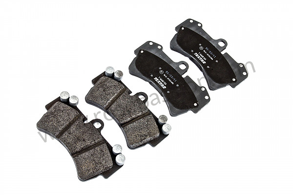 P120704 - Brake pad repair set for Porsche Cayenne / 955 / 9PA • 2004 • Cayenne turbo • Automatic gearbox