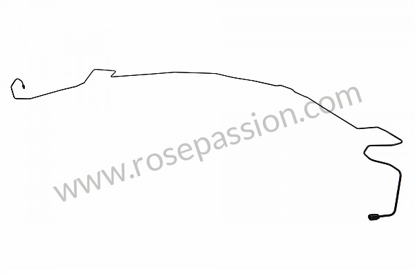 P76974 - Brake line for Porsche Cayenne / 955 / 9PA • 2003 • Cayenne turbo • Automatic gearbox
