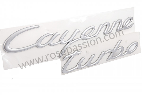 P95537 - Scritta per Porsche Cayenne / 955 / 9PA • 2004 • Cayenne v6 • Cambio manuale 6 marce