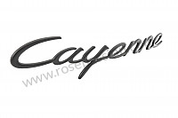 P74689 - Logotipo para Porsche Cayenne / 955 / 9PA • 2004 • Cayenne s v8 • Caixa manual 6 velocidades