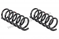 P174903 - Helicoidal spring 1 pair of red springs for Porsche Cayenne / 958 / 92A • 2012 • Cayenne s 4,8 v8 400 cv / ps • Automatic gearbox