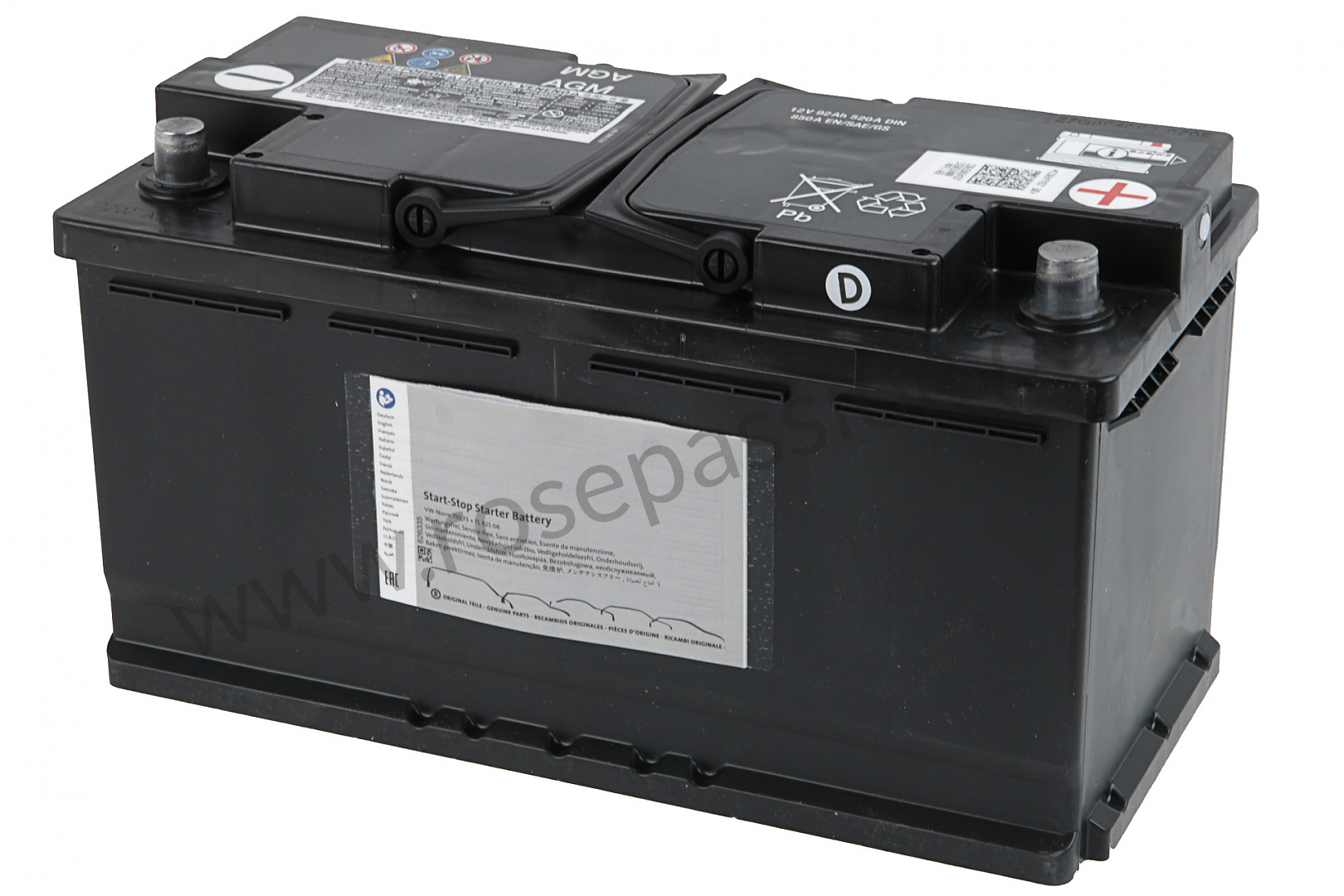 P165670 - 95861109221 - Batterie - 95 AMPERE (7PP915105
