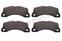 P139233 - 1 satz bremsbeläge für scheibenbremse für Porsche Cayenne / 957 / 9PA1 • 2010 • Cayenne s v8 • 6-gang-handschaltgetriebe