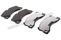 P139233 - 1 satz bremsbeläge für scheibenbremse für Porsche Cayenne / 957 / 9PA1 • 2008 • Cayenne s v8 • Automatikgetriebe