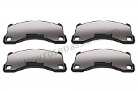 P139233 - 1 set remblokken voor schijfrem voor Porsche Cayenne / 957 / 9PA1 • 2008 • Cayenne s v8 • Automatische versnellingsbak