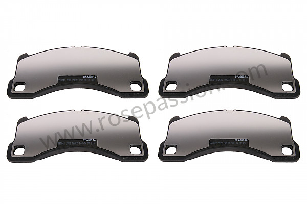 P139233 - 1 set remblokken voor schijfrem voor Porsche Cayenne / 957 / 9PA1 • 2008 • Cayenne s v8 • Automatische versnellingsbak