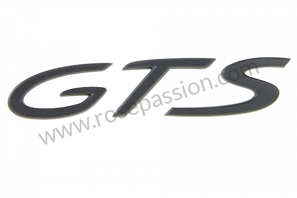 P251740 - 标志 GTS 后 黑色垫 为了 Porsche Macan / 95B • 2015 • Macan s diesel 258 cv