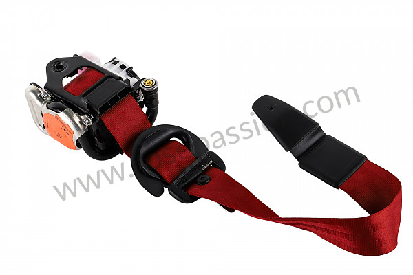 P251770 - Seat belt right carmine red for Porsche 