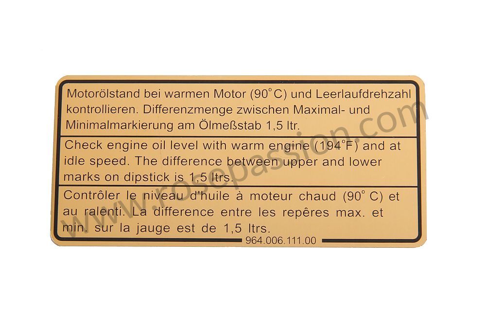 Étiquettes Autocollantes Pour Vidange D'huile - 10 étiquettes Rouges - Format 5,5 X 8,5 Cm - 3