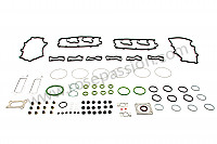 P42338 - Set of seals for Porsche 964 / 911 Carrera 2/4 • 1990 • 964 carrera 2 • Targa • Automatic gearbox