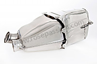 P543428 - REAR MUFFLER for Porsche 911 Turbo / 911T / GT2 / 965 • 1992 • 3.3 turbo • Coupe • Manual gearbox, 5 speed