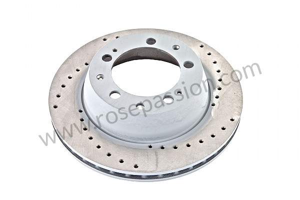 P71320 - Drilled and ventilated front brake disc for Porsche 964 / 911 Carrera 2/4 • 1993 • 964 carrera 2 • Targa • Automatic gearbox