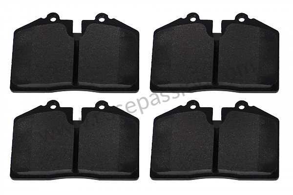 P72795 - Brake pads (set of 4) for Porsche 911 Turbo / 911T / GT2 / 965 • 1980 • 3.3 turbo • Coupe • Manual gearbox, 4 speed