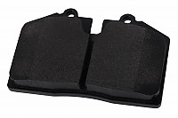 P72795 - Brake pads (set of 4) for Porsche 911 Turbo / 911T / GT2 / 965 • 1988 • 3.3 turbo • Coupe • Manual gearbox, 4 speed