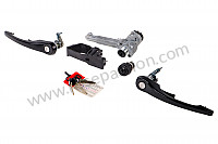 P45301 - Set of locks 964 (for vehicle with glove box lock on the left) for Porsche 964 / 911 Carrera 2/4 • 1993 • 964 carrera 2 • Speedster • Manual gearbox, 5 speed