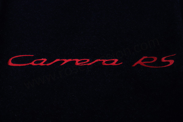 P113141 - Kleefmat inscriptie rs indisch rood voor Porsche 964 / 911 Carrera 2/4 • 1992 • 964 rs • Coupe • Manuele bak 5 versnellingen