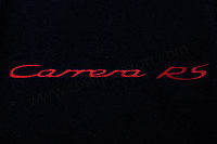 P113141 - Tappetino adesivo scritta rs rosso indiano para Porsche 964 / 911 Carrera 2/4 • 1992 • 964 rs • Coupe • Caja manual de 5 velocidades