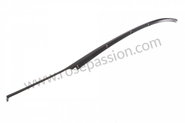 P46971 - Moulure latérale de lunette targa noir pour Porsche 