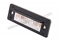 P47559 - License plate light for Porsche Boxster / 986 • 2002 • Boxster s 3.2 • Cabrio • Manual gearbox, 6 speed