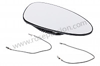 P48127 - Mirror glass for Porsche 928 • 1994 • 928 gts • Coupe • Manual gearbox, 5 speed