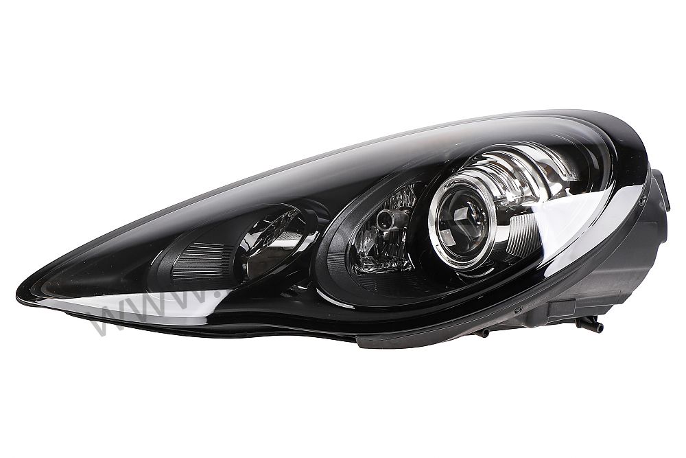 P404446 - 97063198308 - HEADLAMP - FRONT LEFT / OPTION: XENON PLUS DYNAMIC CORNERING LIGHT (Option code: I603), OPTION: HEADLIGHTS, BLACK (Option code: IXEX) for Porsche Panamera / 970 / 2015 / Panamera 4 gts / Pdk gearbox P404446 - 97063198308 - HEADLAMP - FRONT LEFT / OPTION: XENON PLUS DYNAMIC CORNERING LIGHT (Option code: I603), OPTION: HEADLIGHTS, BLACK (Option code: IXEX) for Porsche Panamera / 970 / 2015 / Panamera 4 gts / Pdk gearbox