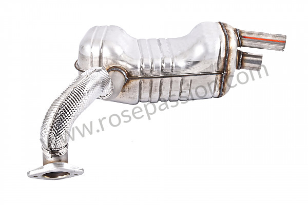 P185865 - Main exhaust muffler for Porsche Boxster / 981 • 2013 • Boxster • Cabrio • Pdk gearbox