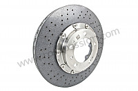 P132457 - Brake disc for Porsche 997-2 / 911 Carrera • 2009 • 997 c2 • Coupe • Manual gearbox, 6 speed