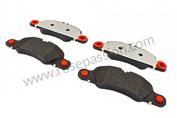 P188880 - Brake pads (set of 4) for Porsche 991 • 2013 • 991 c4 • Coupe • Manual gearbox, 7 speed