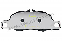 P188880 - Brake pads (set of 4) for Porsche 991 • 2013 • 991 c4 • Coupe • Manual gearbox, 7 speed