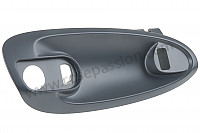 P194418 - Kader deurkruk voor Porsche Boxster / 981 • 2013 • Boxster s • Cabrio • Manuele bak 6 versnellingen