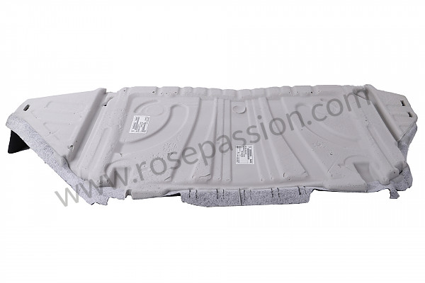 P254832 - Tappeto | rivestimento | petto | nero per Porsche 