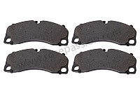 P177141 - Brake pad repair set for Porsche 991 • 2015 • 991 c2 gts • Coupe • Pdk gearbox