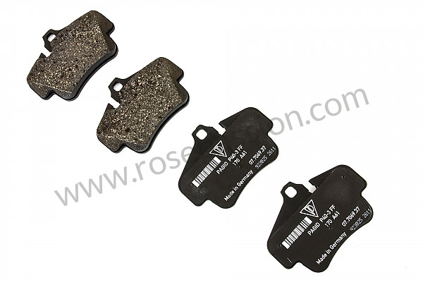 P118235 - Set of brake pads for Porsche 996 / 911 Carrera • 2003 • 996 carrera 4 • Cabrio • Automatic gearbox