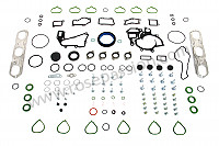 P191521 - Conjunto de juntas do motor sem as juntas da colaça e haste de válvula para Porsche Boxster / 987 • 2006 • Boxster 2.7 • Cabrio • Caixa manual 6 velocidades