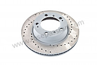 P72959 - Perforated, ventilated front brake disc for Porsche Boxster / 986 • 2000 • Boxster 2.7 • Cabrio • Manual gearbox, 5 speed