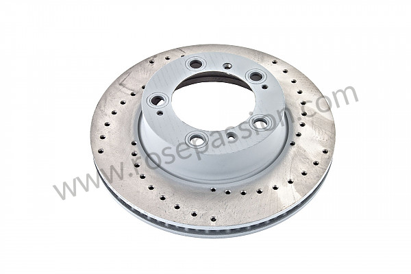 P72959 - Perforated, ventilated front brake disc for Porsche Boxster / 986 • 2000 • Boxster 2.7 • Cabrio • Manual gearbox, 5 speed