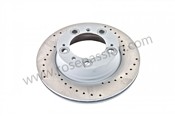 P72960 - Perforated, ventilated rear brake disc for Porsche Boxster / 986 • 1999 • Boxster 2.5 • Cabrio • Manual gearbox, 5 speed