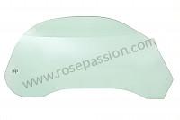 P48992 - Door glass for Porsche Boxster / 986 • 2002 • Boxster 2.7 • Cabrio • Manual gearbox, 5 speed