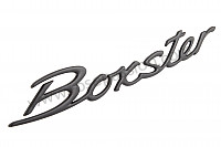 P49812 - Logo 'boxster' voor Porsche Boxster / 986 • 2002 • Boxster 2.7 • Cabrio • Manuele bak 5 versnellingen