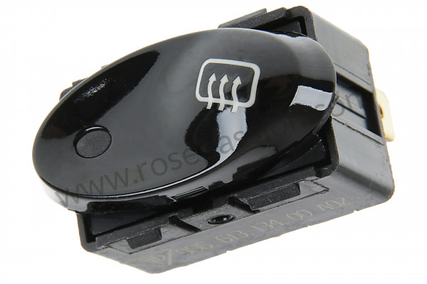 P50224 - Interrupteur de touche noir brillant chauffage lunette AR rétroviseur extérieur pour Porsche Boxster / 986 • 1999 • Boxster 2.5 • Cabrio • Boite auto