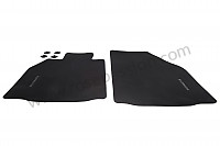 P255027 - Floor mat for Porsche Boxster / 987 • 2005 • Boxster 2.7 • Cabrio • Manual gearbox, 5 speed