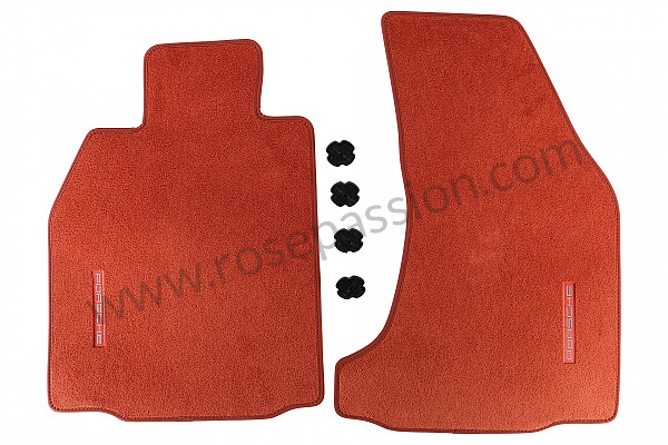 P255043 - Tapis de sol avec inscription porsche  pour Porsche Cayman / 987C2 • 2011 • Cayman 2.9 • Boite PDK